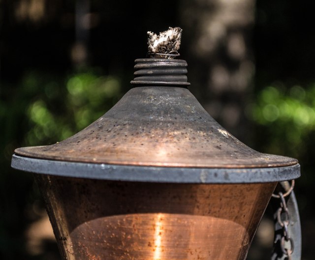 Backyard Oil Lamp
