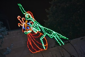 A Grasshopper Santa Bringing Gifts To Your Christmas Tree